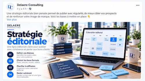 calendrier éditorial
