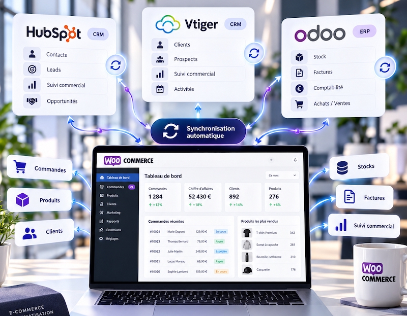 connexion WooCommerce au CRM