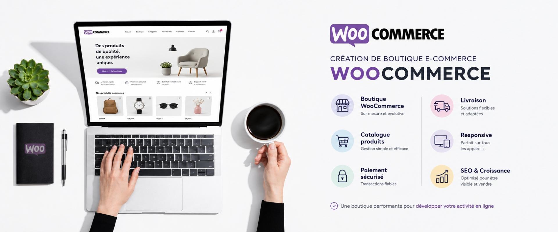 création de boutique WooCommerce