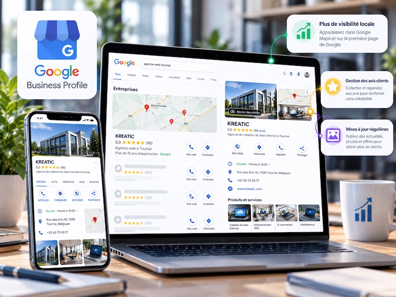 gestion de fiche Google Business