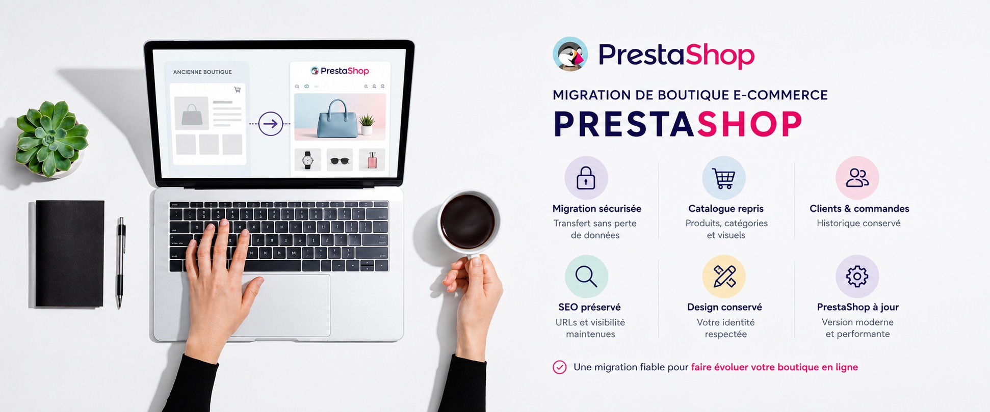 migration de boutique PrestaShop