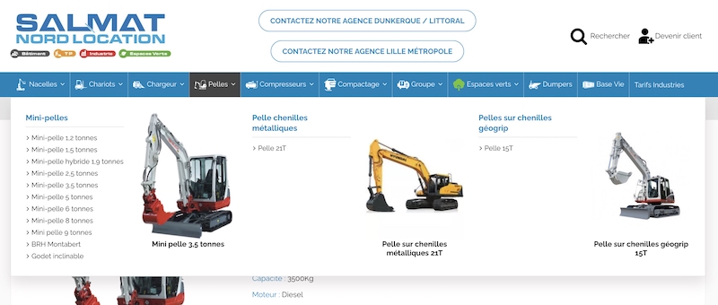 création de site catalogue en Belgique