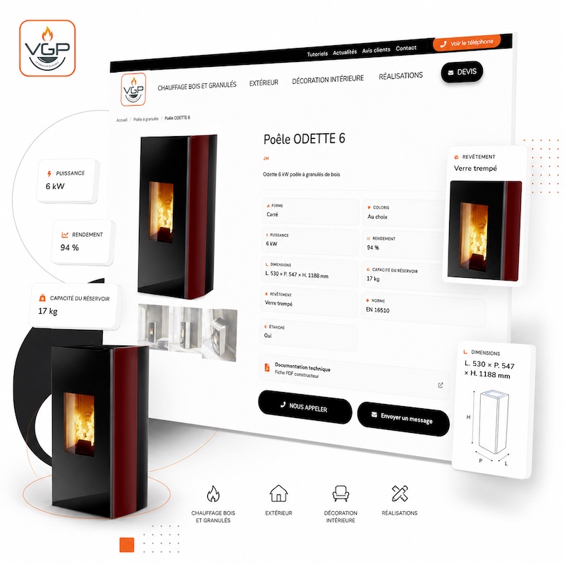 site catalogue de poêles